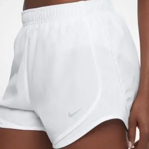 Womens White Nike Athletic Running Shorts NWT